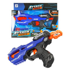 Vaikiškas mechaninis pistoletas su minkštomis kulkomis Attack force kaina ir informacija | Žaislai berniukams | pigu.lt