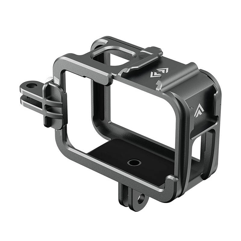 Aluminiowa obudowa zabezpieczająca Telesin do GoPro Hero 12 / 11 / 10 / 9 z uchwytem pionowym kaina ir informacija | Veiksmo ir laisvalaikio kameros | pigu.lt