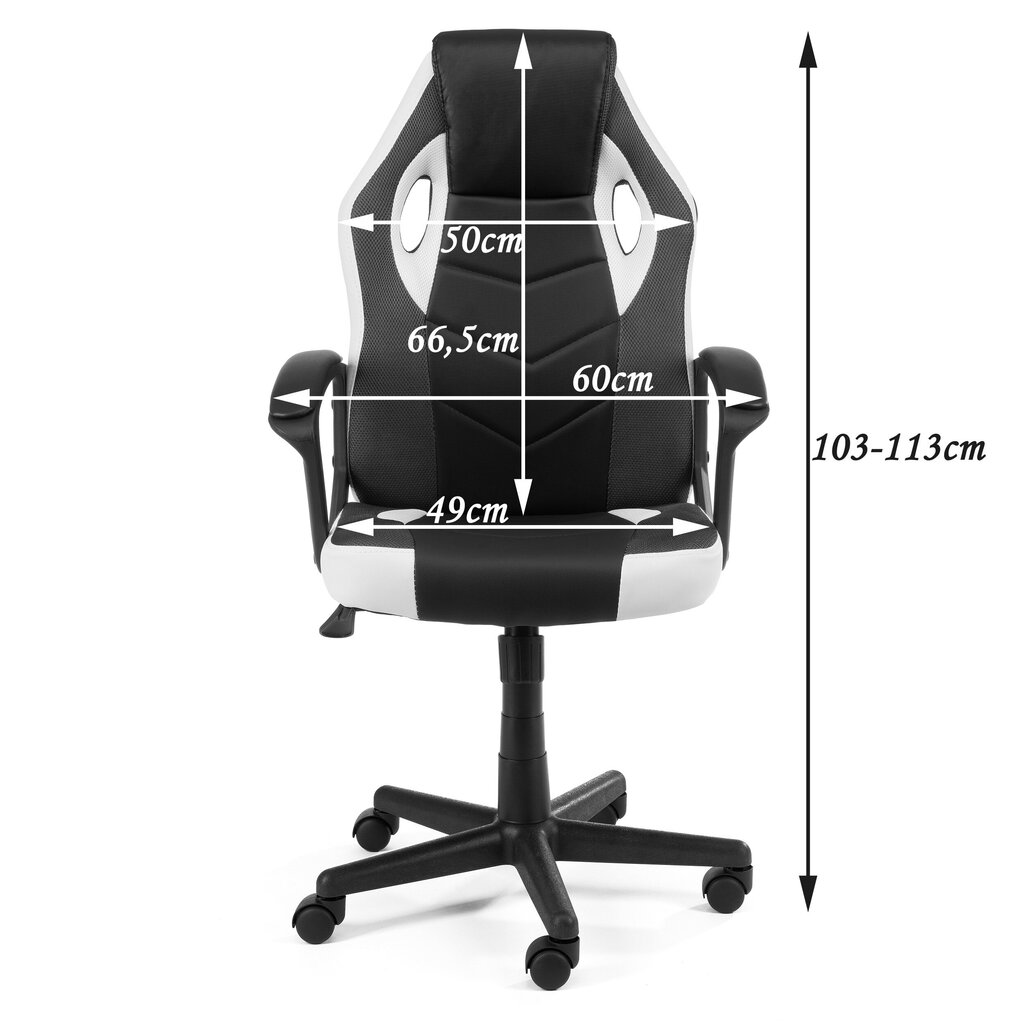 Žaidimų kėdė Akord F4G FG-19, geltona/juoda цена и информация | Biuro kėdės | pigu.lt
