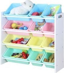 Vaikiškų žaislų lentyna MPMAX, įvairiaspalvė kaina ir informacija | Vaikiškos lentynos | pigu.lt