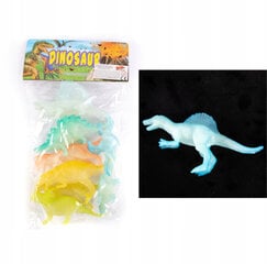 Фигурки динозавров Jin, светятся в темноте. 11-15 см цена и информация | Развивающие игрушки | pigu.lt
