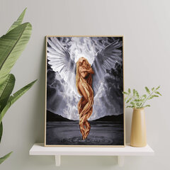 Картина по номерам "Прекрасный ангел" Oh Art! 40x50 см цена и информация | Живопись по номерам | pigu.lt