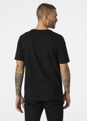 Helly Hansen vyriški marškinėliai LOGO, juodi kaina ir informacija | Vyriški marškinėliai | pigu.lt