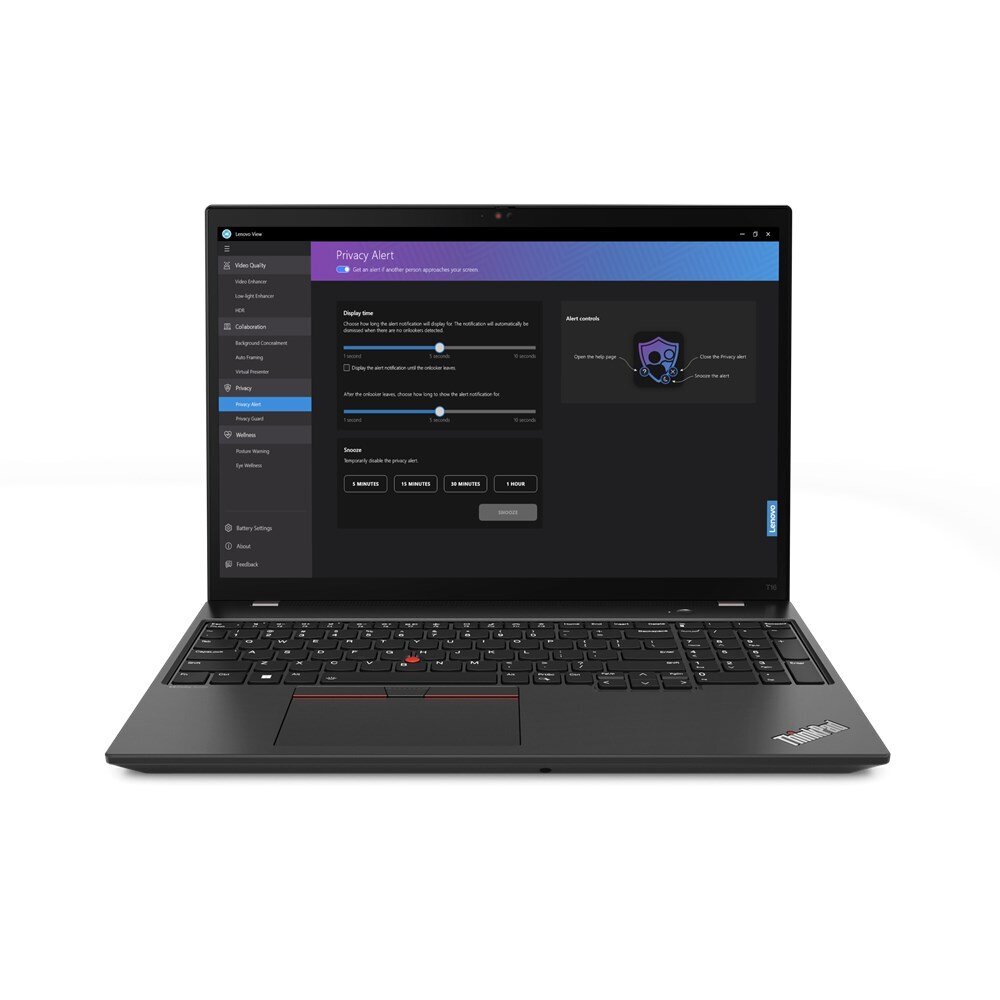 Lenovo ThinkPad T16 16" i7-1355U 16 GB DDR5-SDRAM 1 TB SSD Wi-Fi 6E Windows 11 Pro kaina ir informacija | Nešiojami kompiuteriai | pigu.lt