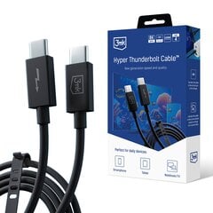 3MK Hyper ThunderBolt Cable цена и информация | Кабели для телефонов | pigu.lt