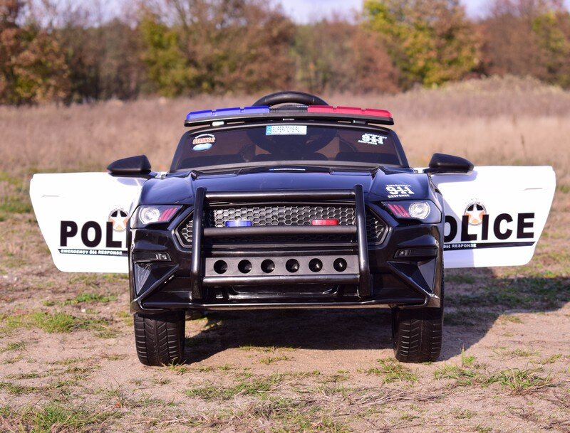 Vienvietis vaikiškas policijos elektromobilis Super Toys BBH0007 kaina ir informacija | Elektromobiliai vaikams | pigu.lt