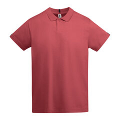 Рубашка поло женская с коротким рукавом из однотонного трикотажа TYLER, красная цена и информация | Женские футболки | pigu.lt
