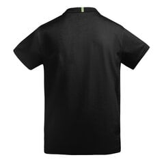 Рубашка поло женская с коротким рукавом из однотонного трикотажа TYLER, черная цена и информация | Женские футболки | pigu.lt