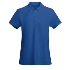 Рубашка поло женская облегающая  с коротким рукавом PRINCE WOMAN, синяя цена и информация | Женские футболки | pigu.lt