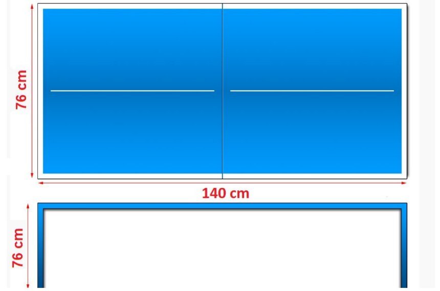 Stalo teniso stalas, mėlynas kaina ir informacija | Stalo teniso stalai ir uždangalai | pigu.lt