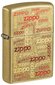 Žiebtuvėlis Zippo 48703, auksinis kaina ir informacija | Žiebtuvėliai ir priedai | pigu.lt