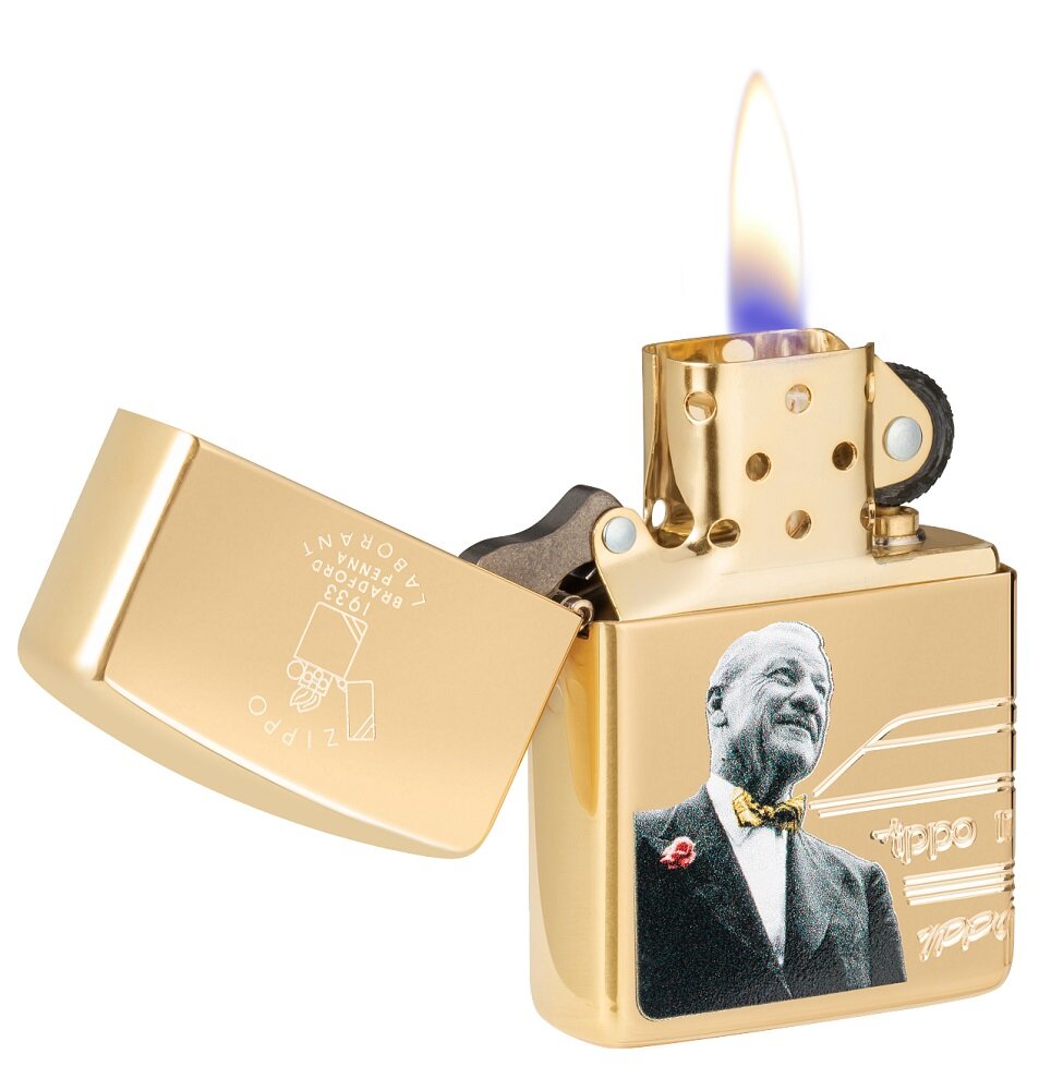 Žiebtuvėlis Zippo 48716 Armor Founder’s Day Online Collectible, auksinis цена и информация | Žiebtuvėliai ir priedai | pigu.lt