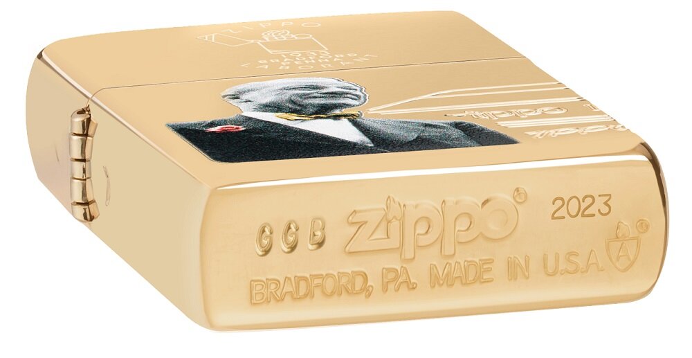 Žiebtuvėlis Zippo 48716 Armor Founder’s Day Online Collectible, auksinis цена и информация | Žiebtuvėliai ir priedai | pigu.lt