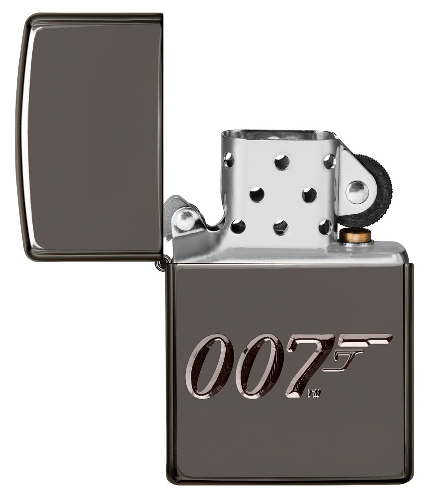 Žiebtuvėlis Zippo 49283 Armor James Bond 007™, sidabrinis kaina ir informacija | Žiebtuvėliai ir priedai | pigu.lt