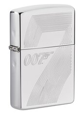 Žiebtuvėlis Zippo 49540 James Bond 007™, sidabrinis kaina ir informacija | Žiebtuvėliai ir priedai | pigu.lt