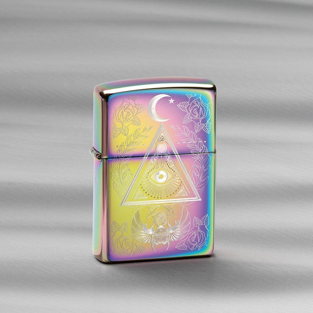 Žiebtuvėlis Zippo 49061 Eye of Providence Design, įvairių spalvų kaina ir informacija | Žiebtuvėliai ir priedai | pigu.lt