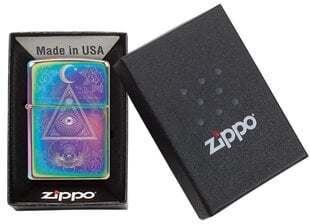 Žiebtuvėlis Zippo 49061 Eye of Providence Design, įvairių spalvų kaina ir informacija | Žiebtuvėliai ir priedai | pigu.lt