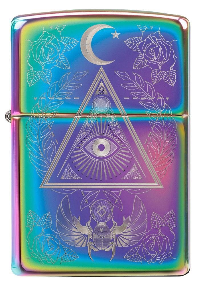 Žiebtuvėlis Zippo 49061 Eye of Providence Design, įvairių spalvų kaina ir informacija | Žiebtuvėliai ir priedai | pigu.lt