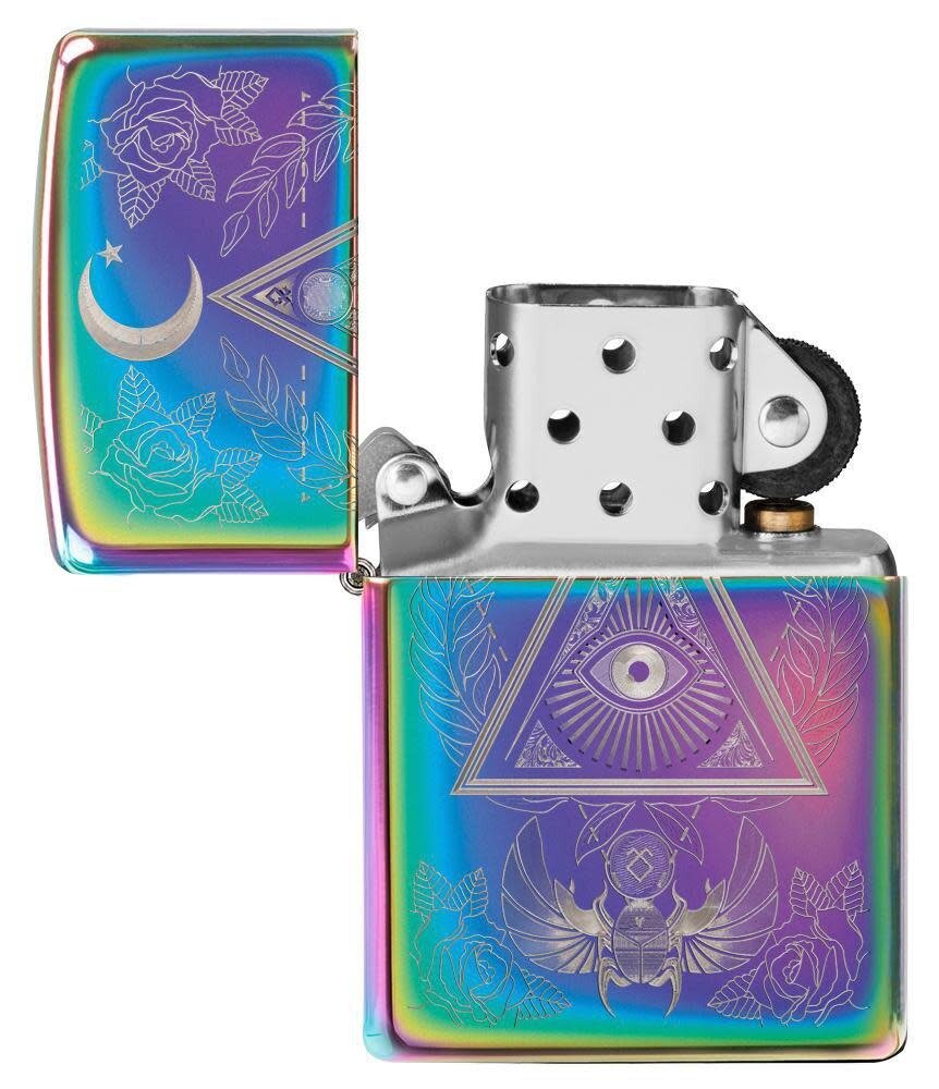 Žiebtuvėlis Zippo 49061 Eye of Providence Design, įvairių spalvų kaina ir informacija | Žiebtuvėliai ir priedai | pigu.lt