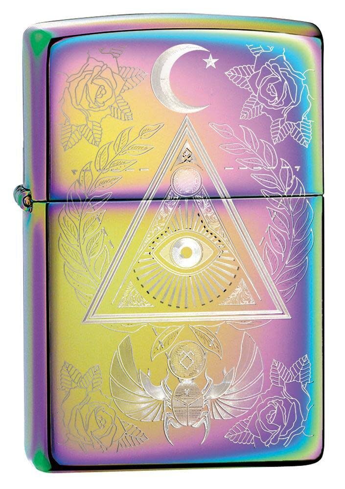 Žiebtuvėlis Zippo 49061 Eye of Providence Design, įvairių spalvų kaina ir informacija | Žiebtuvėliai ir priedai | pigu.lt