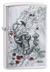 Žiebtuvėlis Zippo 49144 Rietveld, sidabrinis kaina ir informacija | Žiebtuvėliai ir priedai | pigu.lt