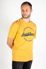 Мужская футболкa JACK&JONES 12236150HONEYGOLD-M, желтая цена и информация | Футболка мужская | pigu.lt