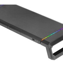 Подставка для монитора MARS GAMING MGS-ONE Chroma RGB / USB 2.0 цена и информация | Охлаждающие подставки и другие принадлежности | pigu.lt