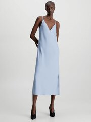 CALVIN KLEIN Recycled Cdc Midi Slip Blue Chime 560076773 цена и информация | Платья | pigu.lt