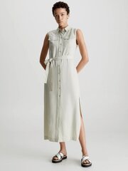 CALVIN KLEIN Tencel Sleeveless Shirt Dress Vintage Ivory 560076806 цена и информация | Платья | pigu.lt