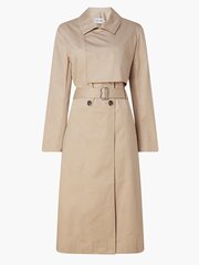 CALVIN KLEIN Cotton Twill Trench Coat Pastel Sand 560076786 цена и информация | Женские пальто | pigu.lt