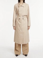 CALVIN KLEIN Cotton Twill Trench Coat Pastel Sand 560076786 цена и информация | Женские пальто | pigu.lt