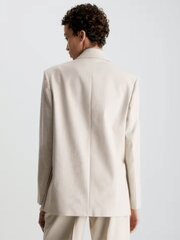CALVIN KLEIN Linen Tailored Smooth Beige 560076763 цена и информация | Женские пиджаки | pigu.lt