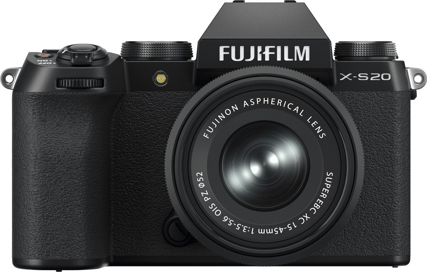 Fujifilm X-S20 fotaparatas su XC 15-45mm objektyvu kaina ir informacija | Skaitmeniniai fotoaparatai | pigu.lt