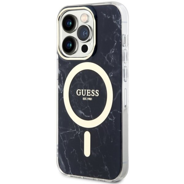 CG Mobile Guess Marble MagSafe Case GUHMP14XPCUMAK цена и информация | Telefono dėklai | pigu.lt