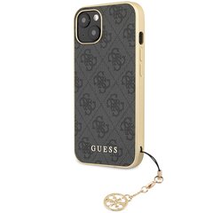 Guess GUHCP14SGF4GGR iPhone 14 6.1" szary|grey hardcase 4G Charms Collection цена и информация | Чехлы для телефонов | pigu.lt