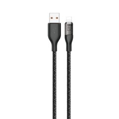 Fast charging cable 30W 1m USB - Lightning Dudao L22L - gray цена и информация | Кабели для телефонов | pigu.lt