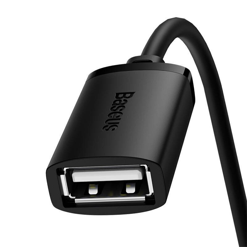 Baseus, USB-A M/F, 0.5 m kaina ir informacija | Adapteriai, USB šakotuvai | pigu.lt