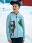 Megztinis vaikams Minecraft, pilkas kaina ir informacija | Megztiniai, bluzonai, švarkai berniukams | pigu.lt