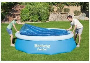 Saulės dangtis baseinui Bestway 58241, 305 cm kaina ir informacija | Baseinų priedai | pigu.lt