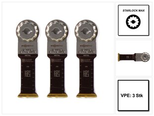 Отрезные погружные диски  Fein Carbide Pro, 3 шт. цена и информация | Механические инструменты | pigu.lt