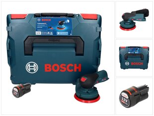 Akumuliatorinis ekscentrinis šlifuoklis Bosch GEX 12V-125 Professional, 12 V, su akumuliatoriumi be įkroviklio kaina ir informacija | Šlifuokliai | pigu.lt