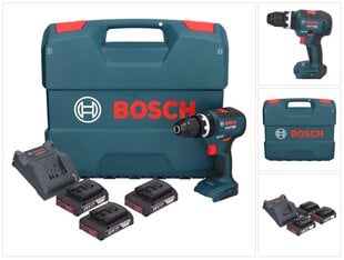 Аккумуляторная ударная дрель Bosch GSB 18V-55, 18 В, с аккумулятором и без зарядного устройства цена и информация | Шуруповерты, дрели | pigu.lt