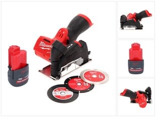 Аккумуляторный резак Milwaukee M12 FCOT-251 12 В с аккумулятором без блока для зарядки цена и информация | Пилы, циркулярные станки | pigu.lt