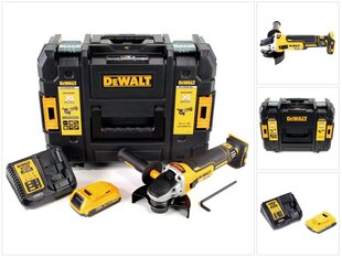 Аккумуляторная угловая шлифовальная машина DeWalt DCG 405 D1, 18 В, с аккумулятором и зарядным устройством цена и информация | Шлифовальные машины | pigu.lt