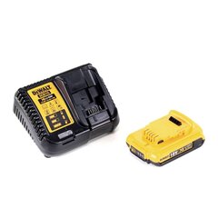 Аккумуляторная орбитальная шлифовальная машина DeWalt DCW 210 D1, 18 В, 12 000 об/мин, 125 мм + 1х аккумулятор 2,0 А·ч + 1х быстрозарядное устройство TSTAK цена и информация | Шлифовальные машины | pigu.lt