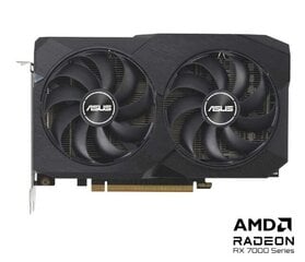 Asus Dual Radeon RX 7600 V2 OC Edition (DUAL-RX7600-O8G-V2) цена и информация | Видеокарты (GPU) | pigu.lt