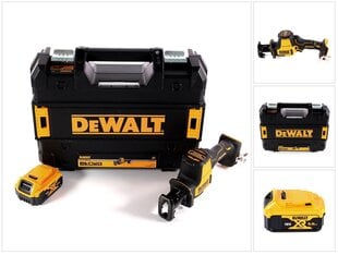 DeWalt DCS 369 NT akumuliatorinis tiesinis pjūklas 18 V + 1x akumuliatorius 5,0 Ah + TSTAK - be įkroviklio kaina ir informacija | Pjūklai, pjovimo staklės | pigu.lt