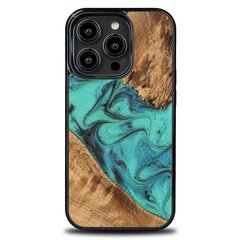 Bewood Unique Turquoise Wood and Resin kaina ir informacija | Telefono dėklai | pigu.lt