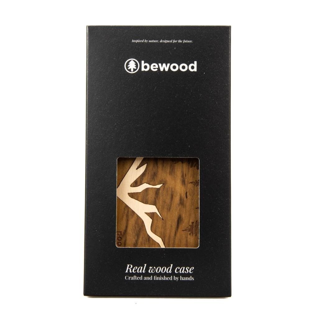 Bewood Mountains Imbuia Wooden Case kaina ir informacija | Telefono dėklai | pigu.lt