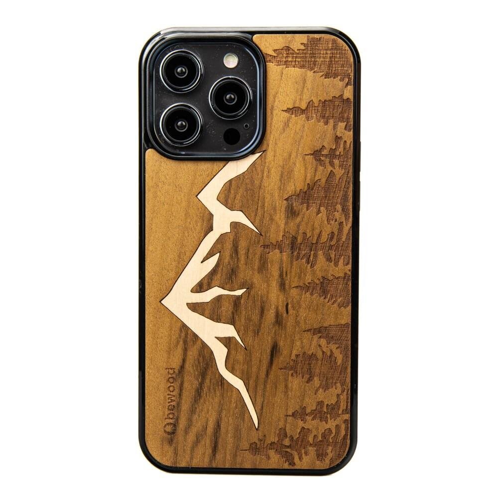 Bewood Imbuia Mountains Wooden Case kaina ir informacija | Telefono dėklai | pigu.lt